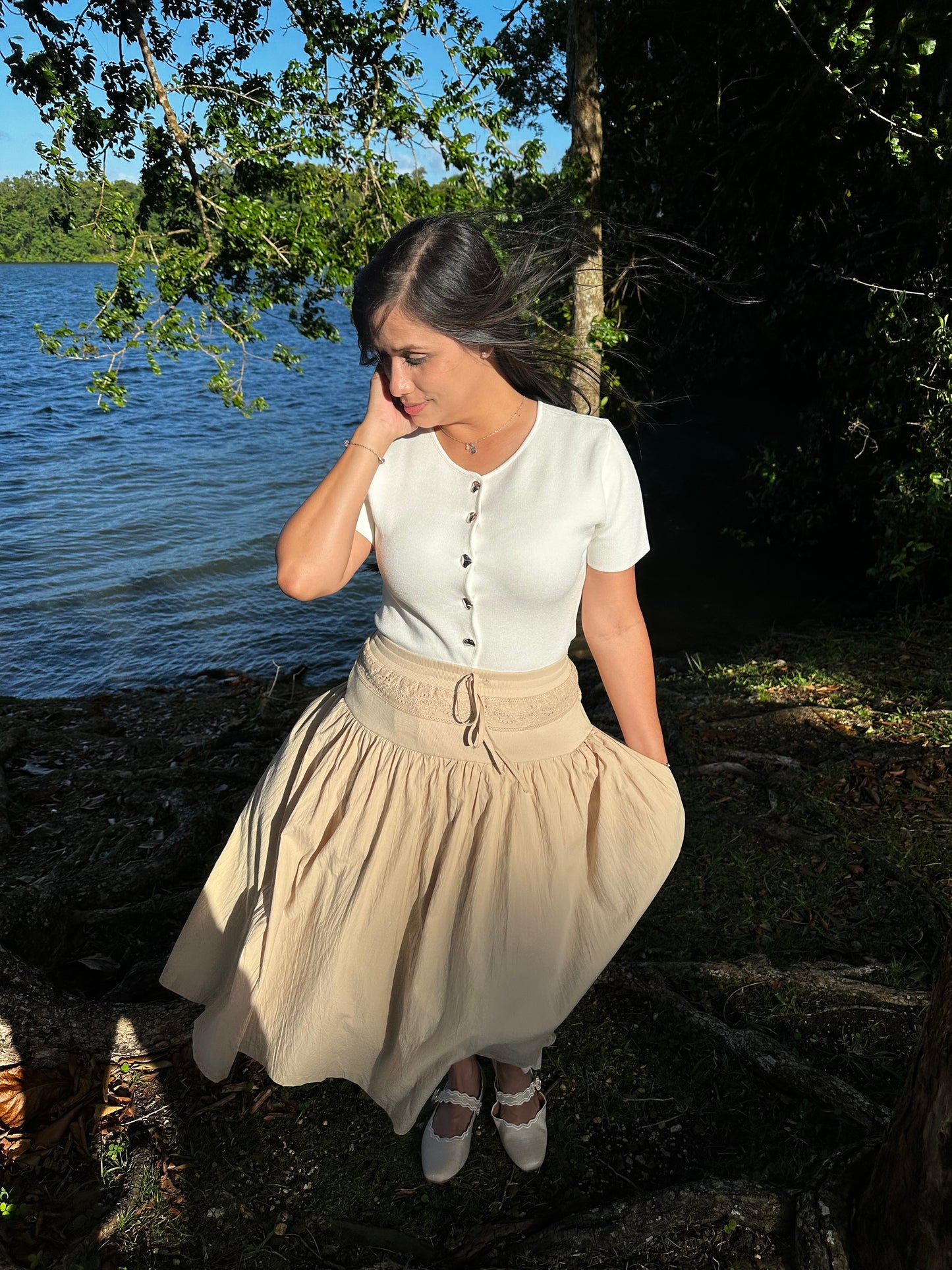 Ancla Midi Skirt